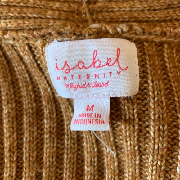 Versatile Long Button-Down Maternity Cardigan - Picture 2 of 4